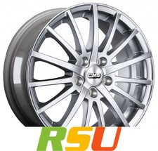 CMS C16 racing silber 6.5x16" ET42 LK4 100 ML 67.2 Alufelgen 16 Zoll