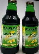 Zion 100 % Organic Real Ginseng Root Drink 7 Fl OZ (Pack of 2)