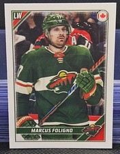 19-20 Topps Sticker Marcus Foligno 🚨🚨🚨 Minnesota Wild 