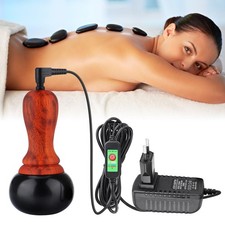 GUASHA ELECTRIC HOT STONE MASSAGER BIANSTONE MOXIBUSTION NECK BACK