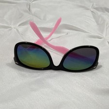 Butterfly Sunglasses Girls Black/Pink Frame Multicolor Tinted Lightweight