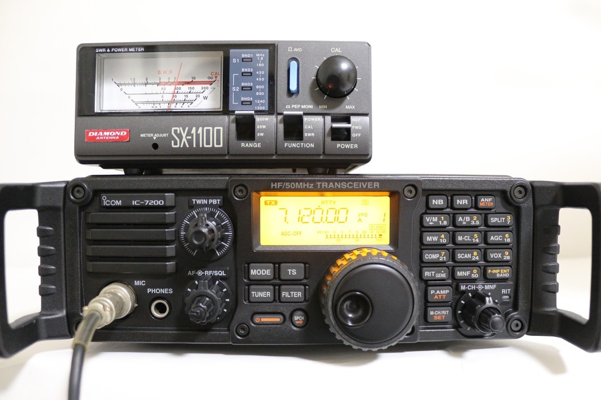 ICOM IC-7200M HF/50MHzトランシーバ ICOM IC-7200 HF/50MHz All Mode Transceiver Ham Radio Tested