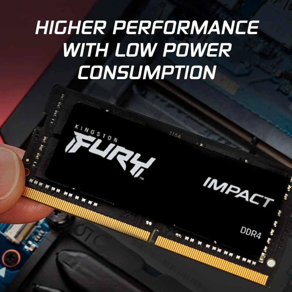 Kingston FURY Impact 32 GB (2 x 16 GB) 3200MHz DDR4 CL20 Laptop Memory Kit of 2 - Image 2 of 4