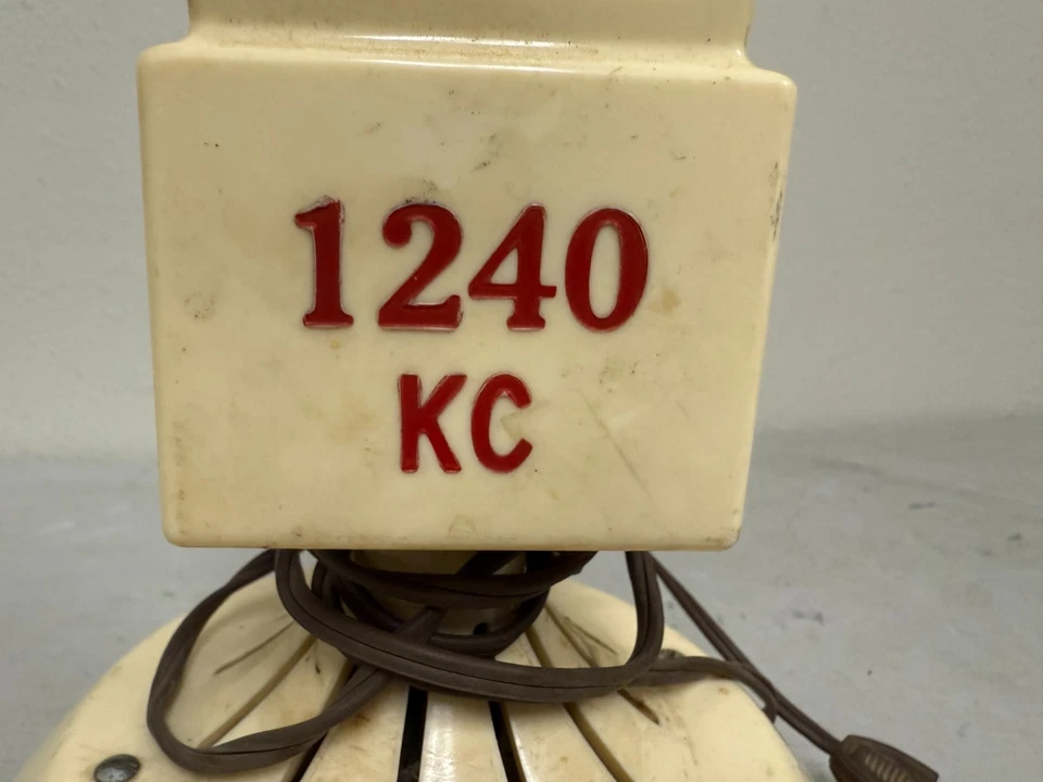 VTG 1950 s PROMOTIONAL KTTN 1240 KANSAS CITY RADIO STATION MICROPHONE - Image 3 of 4