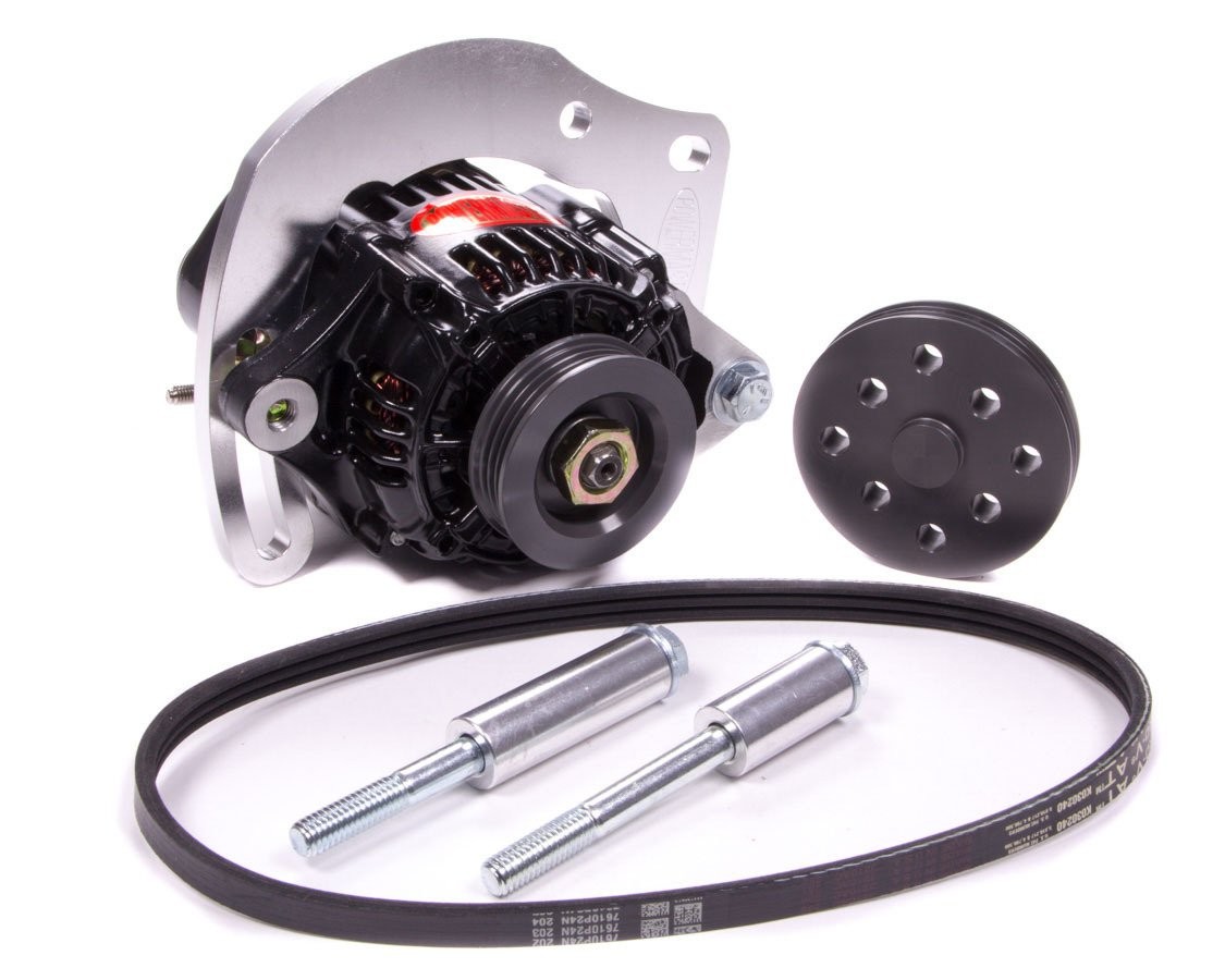 Powermaster 8-801 High Mount Racing Alternator Kit SBC