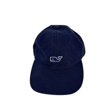 Kids Vineyard Vines Blue Cotton Adjustable Baseball Cap w Blue/White Whale