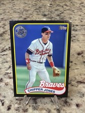 2024 TOPPS  BASEBALL BLACK BORDER SP #89B-76 CHIPPER JONES /299 - BRAVES