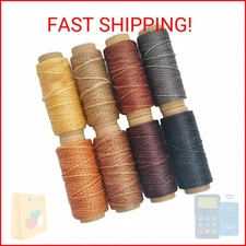 JANYUN 264 Yards 150D Leather Sewing Waxed Thread Cord for Leather Craft DIY 1mm