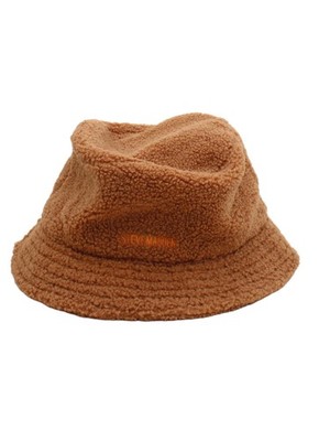 Steve Madden Herren Hut L hellbraun Kunstfell mit Polyester, Elasthan Fischerhut