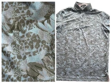 Greyson Golf Polo Shirt Men’s Medium Abstract Camo Stretch Performance