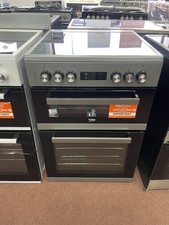 Beko KDC653 Electric Cooker - 60cm, Silver