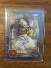 Chase Sowell 2025 1st Bowman University Chrome Blue Mini Diamond Auto /150