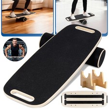 Balance Board Balanceboard tavola di bilanciamento con rullo in sughero legno equilibratore