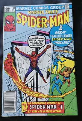 Marvel Tales Spider-Man 138 Reprint Spider-Man 1 Issue Marvel Comics