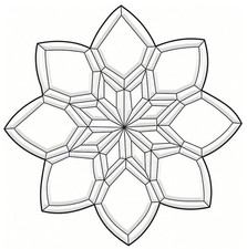 12"x12" Clear Glass Bevel Cluster BC319