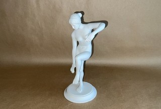 Boehm Porcelain Sculpture Aphrodite Nude Figure Pompeian Herculaneun Collection