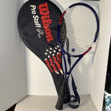 Wilson Pro Staff 6.6 Tour classic 95 head 4 1/2 grip Tennis Racquet Case