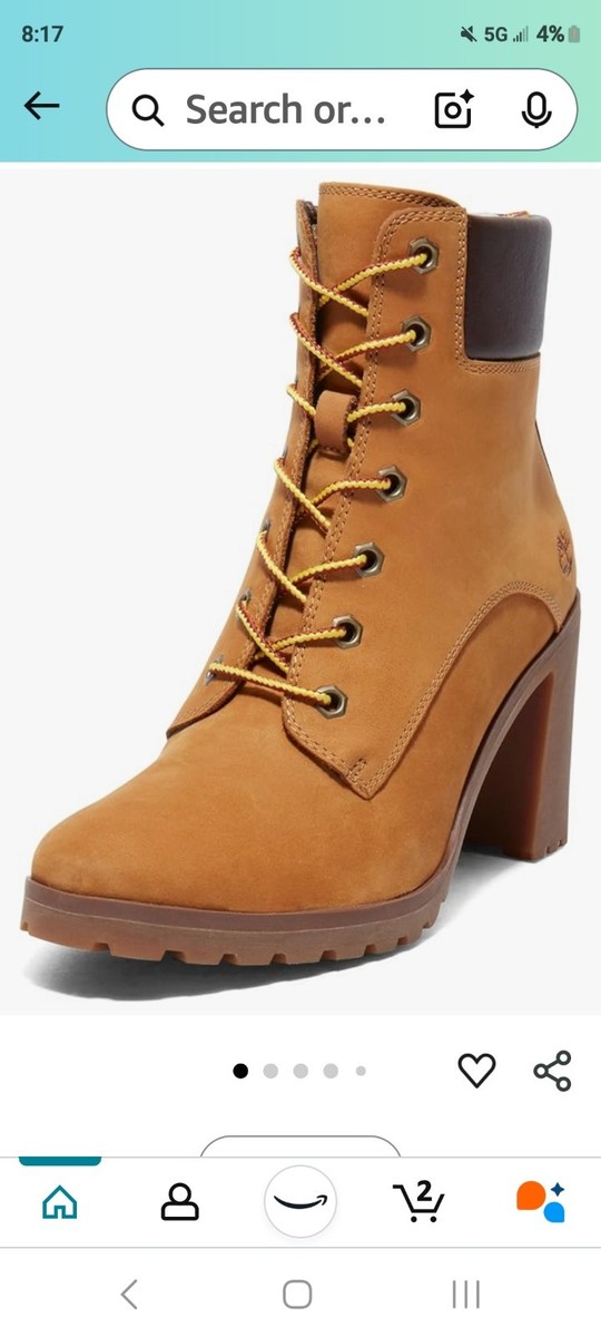 国内配送 Timberland W'S ALLINGTON LACE UP WHEAT NUBUCK Timberland Women's Allington 6
