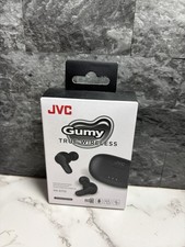 JVC Gumy True Wireless Headphones - Olive Black - Bluetooth Lithium Battery NEW