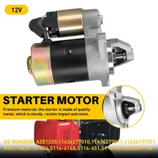 12V 1.4KW Starter Motor 8 Tooth Anticlockwise 1PCS For Yanmar Industrial Engine