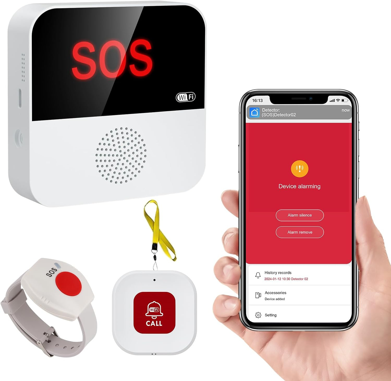 Bracciale Salvavita Anziani WiFi SOS: Regala Sicurezza ai tuoi Nonni
