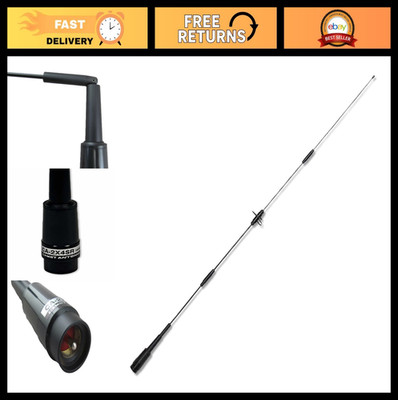 Dual-Band Mobile Antenna VHF/UHF 144/440 MHz 3.8 dB Gain 200W Power Durable Fini