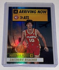 Zaccharie Risacher 2024-25 NBA Hoops Arriving Now Holo #10 Rookie SP RC