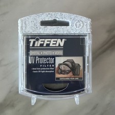 Tiffen UV Protector Filter For Camera Or Camcorder Never Used - Hard Case