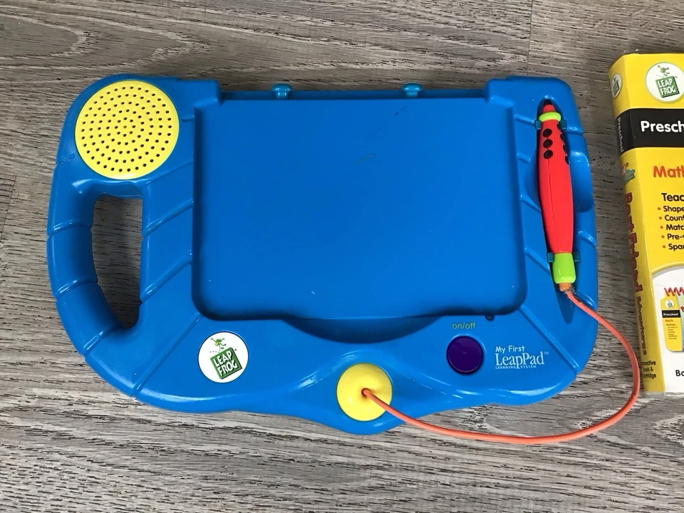 LeapFrog My First LeapPad Blue Learning Console System With 1 Book And Cart - Image 3 of 4