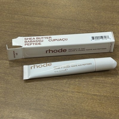 Rhode Peptide Lip Tint Cinnamon Roll Hydrating Shea Butter Lips 0.3 fl oz NIB