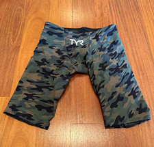 Great Condition: Men s TYR High Waisted Venzo Size 24 Camo Swimming Tech Suit