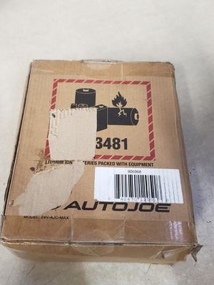 #ad SUN JOE CORDLESS PORTABLE AIR COMPRESSOR KIT 1.3 AH BATTERY CHARGER $40.00