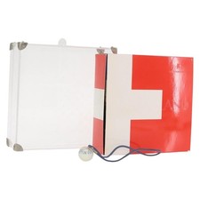 LOUIS VUITTON LV Cup puzzle Paper weight Red White LV Auth 157284SAM