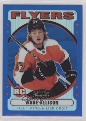 2021-22 O-Pee-Chee Platinum Retro Blue Rainbow 6/199 Wade Allison Rookie RC q2c