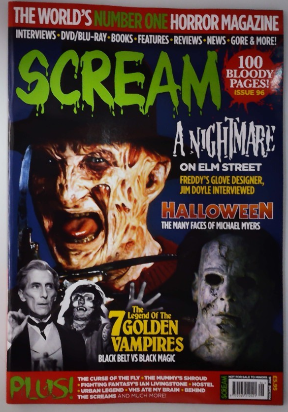 Scream magazine May/Jun 2026 A Nightmare on Elm Street Halloween Golden Vampires