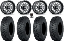 ITP Momentum 15" Wheels Milled 35" Tenacity XNR Tires Kawasaki Teryx Mule