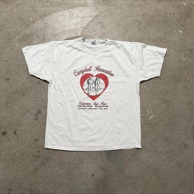 Vintage Heavyweight Valentine Marathon Retro Running Graphic T-Shirt