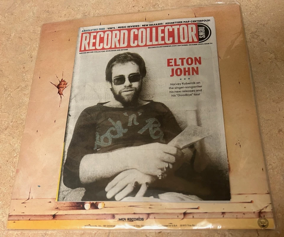 ELTON JOHN GOODBYE YELLOW BRICK ROAD 1973 MCA 10003 LP & PRISTINE COVER + BONUS! - Image 4 of 4