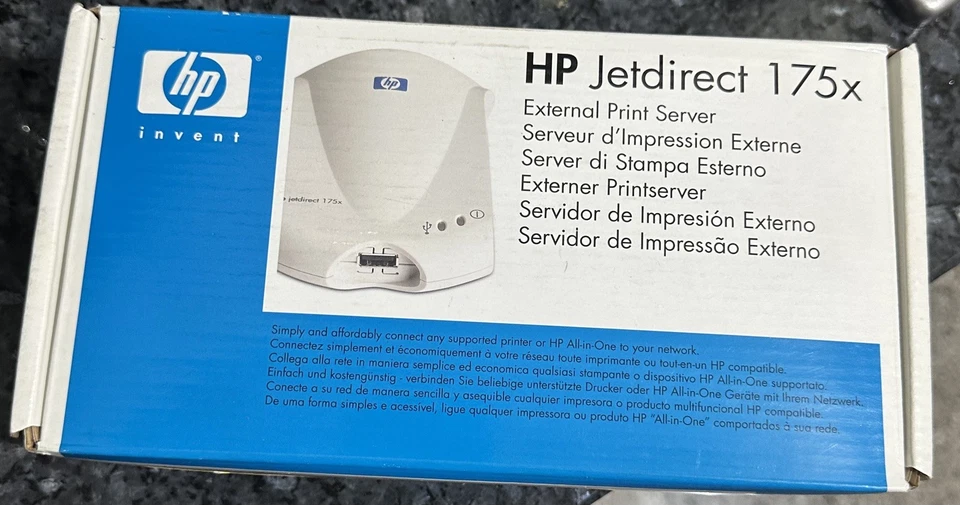 HP JetDirect Card 175X J6035B 61033 External USB Print Server Ethernet RJ45 - Image 2 of 4