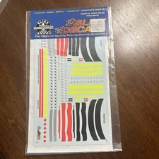 Slixx Decals 1716 1/25 Scale Chevy & Pontiac NASCAR Accessory Sheet