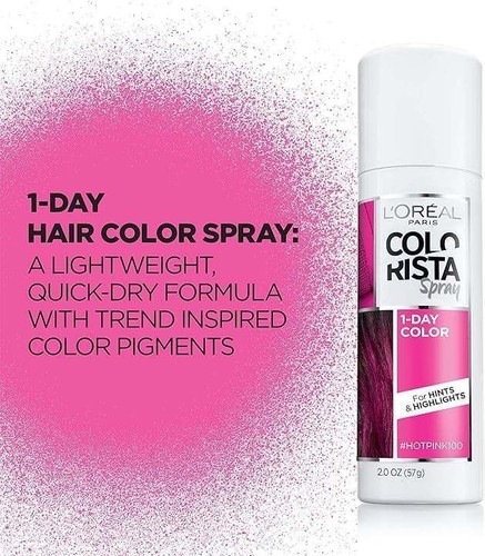 L'oreal Colo-Rista Spray 1 Day Color Highlights Hints - Picture 6 of 6