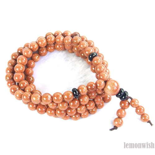 108 Cuentas de Oración Elásticas Multifuncionales Pulsera Collar Energía Natural 6mm - Imagen 11 de 112