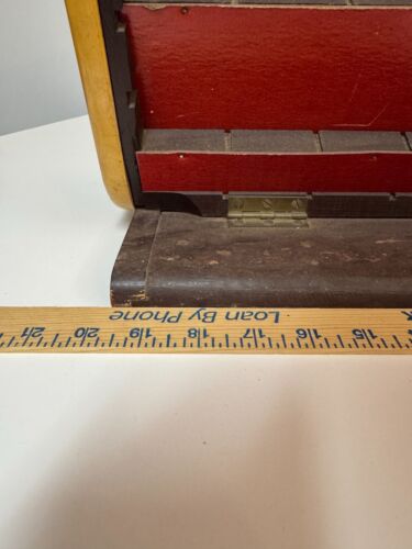 Vintage Eversharp Red Top Blei Bleistift Tischplatte Store Glas Holz Vitrine - Bild 9 von 9