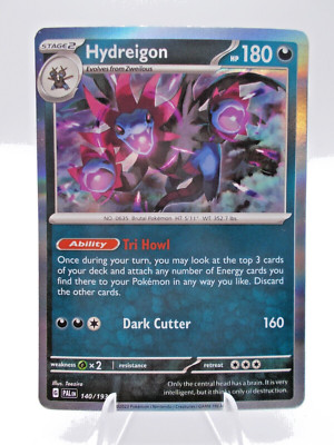 Hydreigon 140/193 Sv02: Paldea Evolved Pokémon TCG Holo Near Mint/Mint