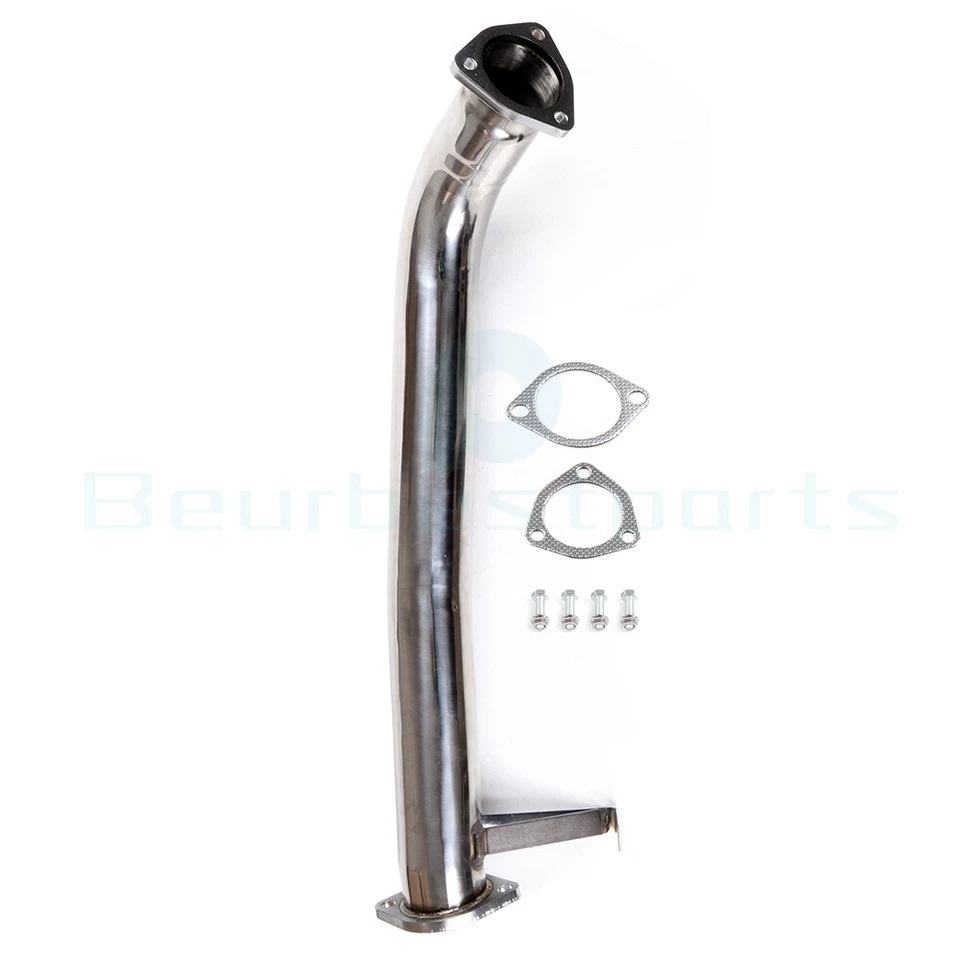 Se adapta a Nissan 240SX para S13 S14 S15 SE/LE 2.4L 3" TURBO ESCAPE TUBO MEDIO Foto 3 de 4