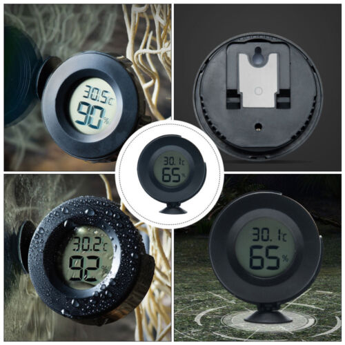 Thermometer Digital Temperature Hygrometer Humidity Sensor Reptile Monitor - Picture 3 of 12