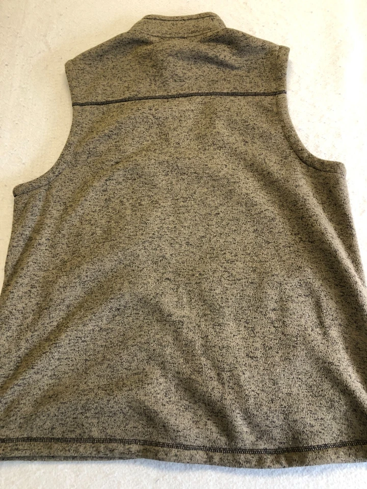 Field & Stream Vest Men's Extra Large Brown Full Zip Fleece Hunting/Outdoor - Image 3 of 4