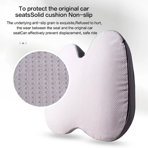 Cojín de espuma viscoelástica para próstata coxis ciática alivio del dolor de espalda cómodo asiento de auto - Imagen 6 de 7