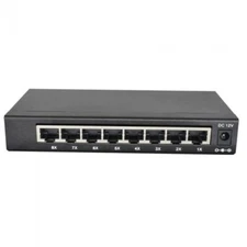 8-Port Gigabit Ethernet Desktop Network Switch Lan Hub 10/100/1000 Mbps