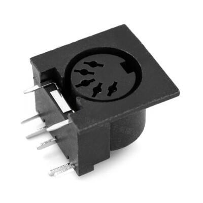 10Pcs PCB DIN5 Panel Mount Female Connector 2A 100V DIN 5-Pin Jack DS-5-01 MIDI